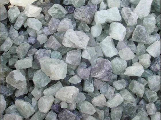 Fluorspar product close-up for export buyers